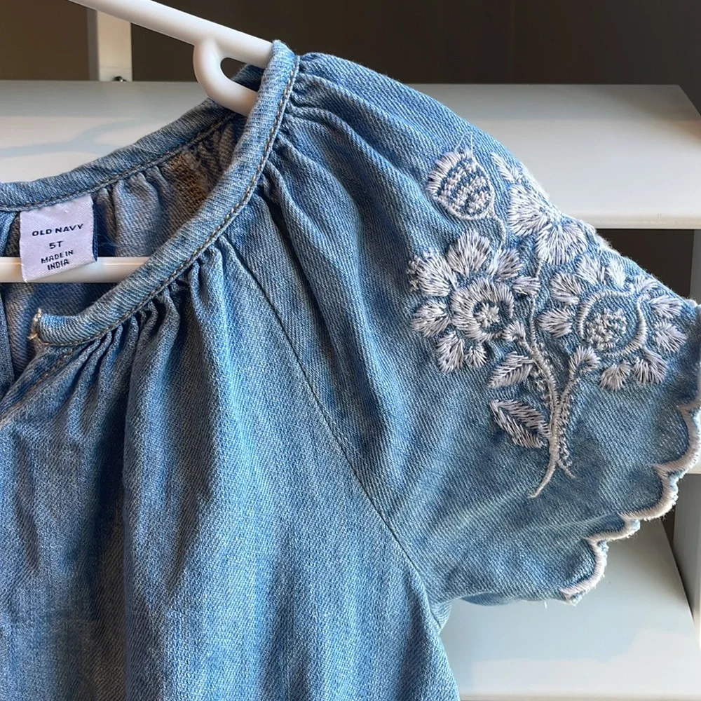 Old Navy denim‎ romper 5T